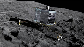 Illustration for article titled La sonda Rosetta envía su 1ª señal a la Tierra tras 10 años de viaje